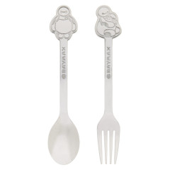 Japan Tokyo Disney Resort Cutlery Set Stainless Steel Fork & Spoon - Baymax