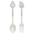 Japan Tokyo Disney Resort Cutlery Set Stainless Steel Fork & Spoon - Baymax - 1