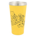 Japan Tokyo Disney Resort Stainless Steel Tumbler - Pooh & Piglet & Tigger / Yellow - 1