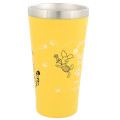 Japan Tokyo Disney Resort Stainless Steel Tumbler - Pooh & Piglet & Tigger / Yellow - 4