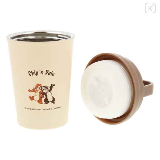 Japan Tokyo Disney Resort Stainless Steel Tumbler With Lid - Chip & Dale - 4