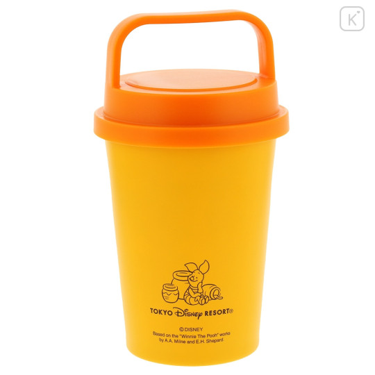 Japan Tokyo Disney Resort Stainless Steel Tumbler With Lid - Pooh & Honey - 3