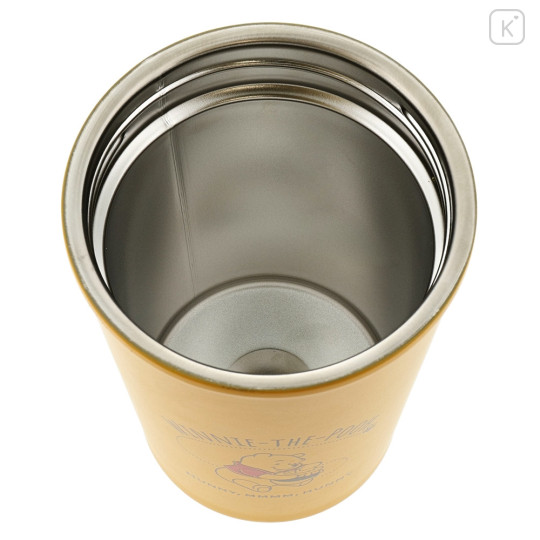 Japan Tokyo Disney Resort Stainless Steel Tumbler With Lid - Pooh & Honey - 5