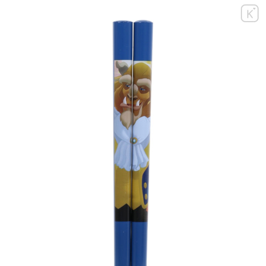 Japan Tokyo Disney Resort Bamboo Chopsticks Set 21cm - Belle Beauty and the Beast - 4