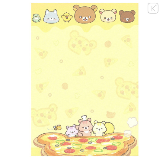 Japan San-X A6 Notepad - Rilakkuma / Let's All Be Full And Satisfied A - 4