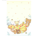 Japan San-X A6 Notepad - Rilakkuma / Let's All Be Full And Satisfied B - 2