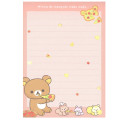 Japan San-X A6 Notepad - Rilakkuma / Let's All Be Full And Satisfied B - 3