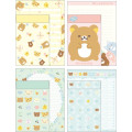 Japan San-X Letter Writing Set - Rilakkuma / Let's All Be Full And Satisfied B - 2