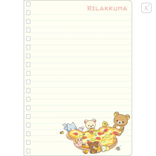 Japan San-X B6SP Notebook - Rilakkuma / Let's All Be Full And Satisfied A - 2