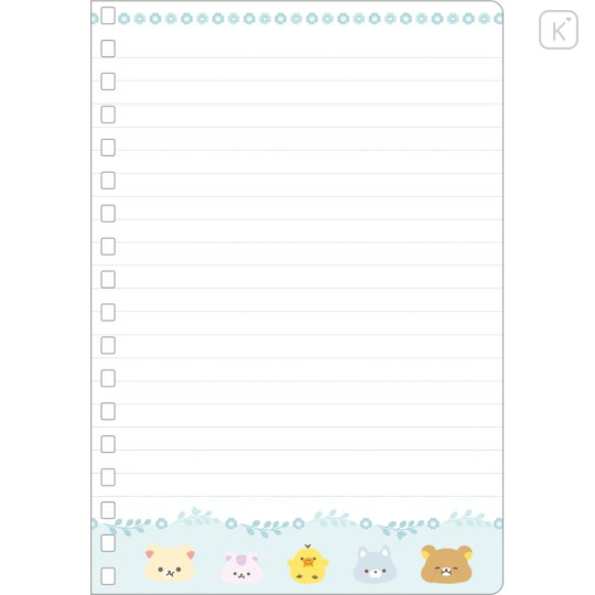 Japan San-X B6SP Notebook - Rilakkuma / Let's All Be Full And Satisfied B - 2