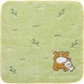 Japan San-X Mini Towel - Rilakkuma / Let's All Be Full And Satisfied A - 1