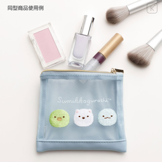 Japan San-X Mesh Mini Pouch - Rilakkuma - 3