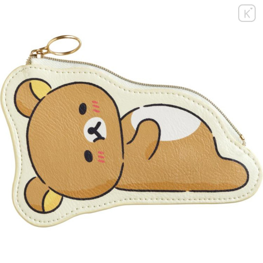 Japan San-X Coin Case - Rilakkuma / Let's All Be Full And Satisfied - 1