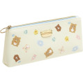 Japan San-X Pen Pouch - Rilakkuma / Let's All Be Full And Satisfied - 1