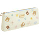 Japan San-X Pen Pouch - Rilakkuma : Let's All Be Full And Satisfied