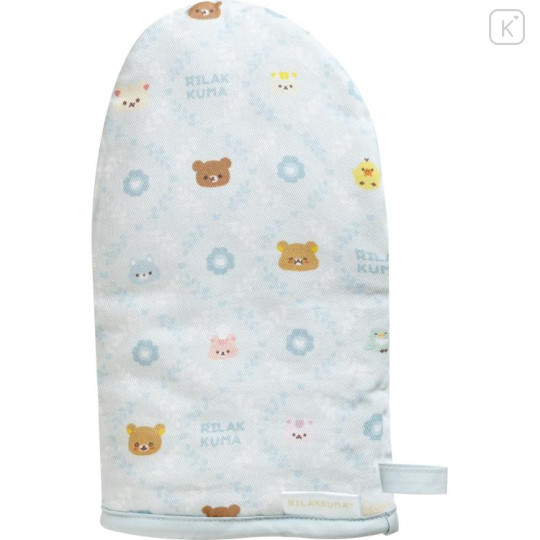 Japan San-X Oven Mitt - Rilakkuma / Let's All Be Full And Satisfied - 1