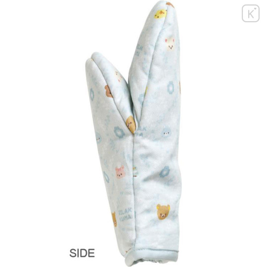 Japan San-X Oven Mitt - Rilakkuma / Let's All Be Full And Satisfied - 2