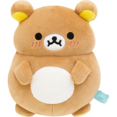 Japan San-X Rolling Plush - Rilakkuma / Let's All Be Full And Satisfied