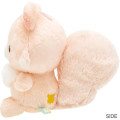 Japan San-X Kuttari Plush Doll (S) - Sakuranokorisu / Let's All Be Full And Satisfied - 4