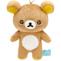 Japan San-X Hanging Plush - Rilakkuma / Let's All Be Full And Satisfied - 2