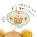 Japan San-X Hanging Plush - Rilakkuma / Let's All Be Full And Satisfied - 4