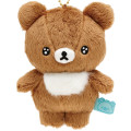 Japan San-X Hanging Plush - Chairoikoguma / Let's All Be Full And Satisfied - 2