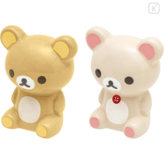 Japan San-X Seasoning Container 2pcs - Rilakkuma / Let's All Be Full And Satisfied - 1