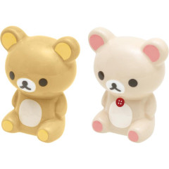 Japan San-X Seasoning Container 2pcs - Rilakkuma / Let's All Be Full And Satisfied