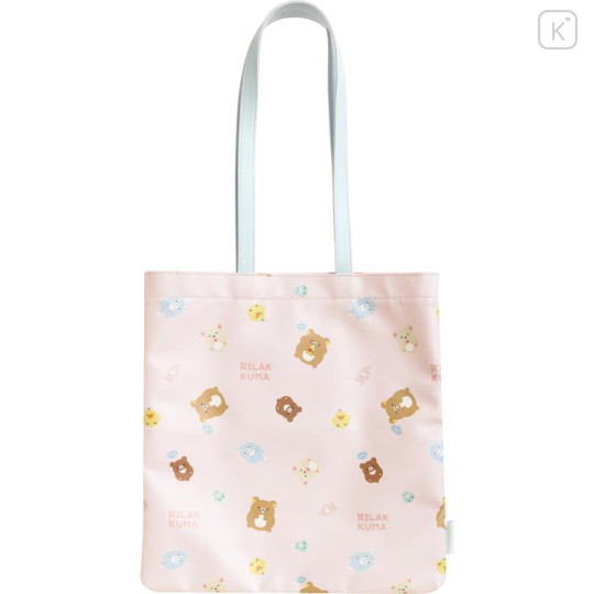 Japan San-X Tote Bag - Rilakkuma / Let's All Be Full And Satisfied - 1