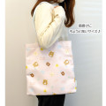 Japan San-X Tote Bag - Rilakkuma / Let's All Be Full And Satisfied - 2