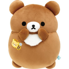 Japan San-X Plush Toy - Chairoikoguma / Let's All Be Full And Satisfied