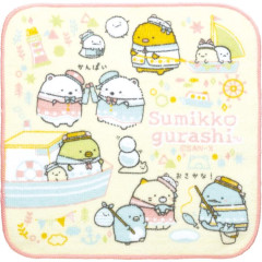 Japan San-X Petit Towel - Sumikko Gurashi / Shirokuma Hometown B