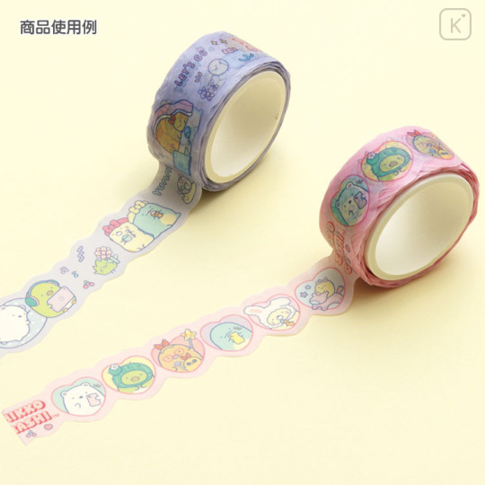 Japan San-X Die-cut Masking Tape - Sumikko Gurashi / Pink Heart - 3