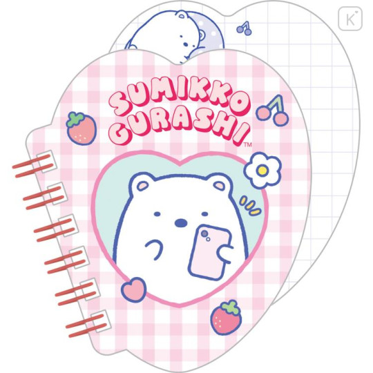 Japan San-X Secret Die-cut Mini Memo - Sumikko Gurashi / Pink Heart Blind Box - 3