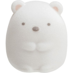 Japan San-X Petit Collection Mascot - Sumikko Gurashi : Shirokuma Polar Bear Flocked