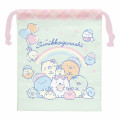 Japan San-X Drawstring Bag - Sumikko Gurashi / Hat & Ribbon - 1