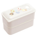 Japan San-X 2 Tier Lunch Box - Sumikko Gurashi / Happy Delicious Time - 1