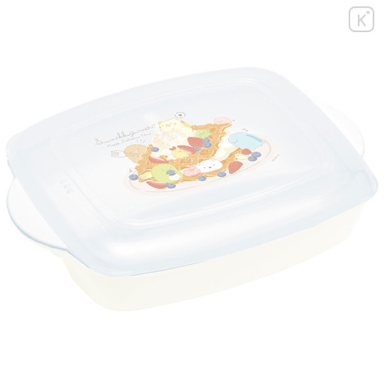 Japan San-X One Plate Lunch Box - Sumikko Gurashi / Happy Delicious Time - 1