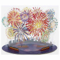 Japan Fireworks 3D Greeting Card - 1