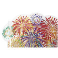 Japan Fireworks 3D Greeting Card - 3