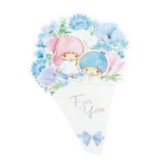 Japan Sanrio Greeting Card - Little Twin Stars / Flower Bouquet