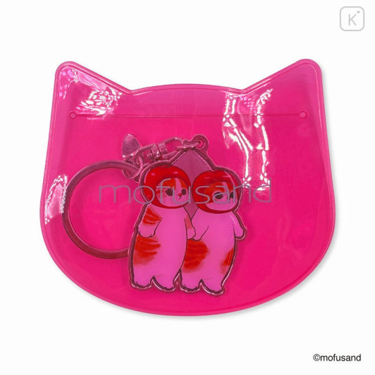 Japan Mofusand Keychain with Case - Cherry Cat - 7