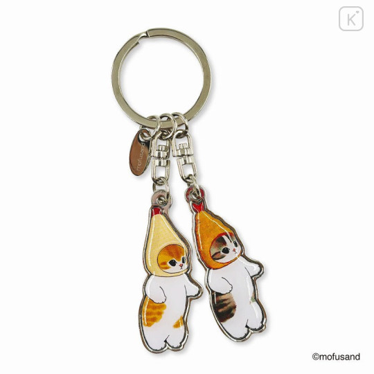 Japan Mofusand Keychain with Case - Shrimp Cat / Ebinyan - 1