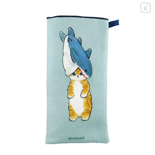 Japan Mofusand Towel Bottle Cover - Shark Cat / Same Nyan - 2