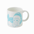 Japan Mofusand Water Repellent Mug - Shark Cat / Same Nyan - 1