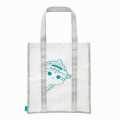 Japan Mofusand Clear Lattice Vinyl Tote Bag - Shark Cat / Same Nyan - 1