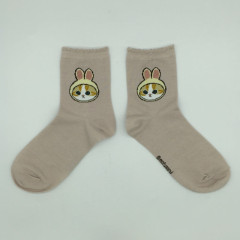 Japan Mofusand Crew Socks - Rabbit Cat / Usanyan