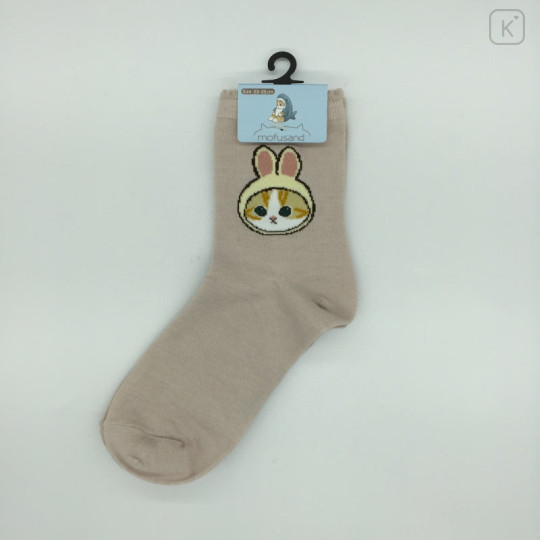 Japan Mofusand Crew Socks - Rabbit Cat / Usanyan - 4