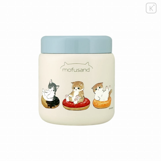 Japan Mofusand Soup Pot 300ml - Donut Cat / Donatsu Nyan - 1