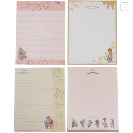 Japan Disney Volume Up Letter Set - Winnie the Pooh / Stories - 2